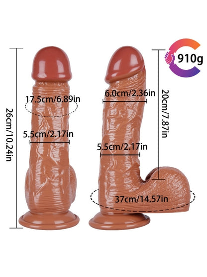 Noctis 26cm Kahverengi Realistik Dildo No:163
