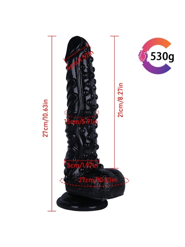 Noctis 27cm Siyah Dildo No:159