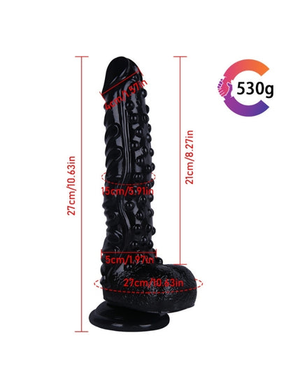 Noctis 27cm Siyah Dildo No:159