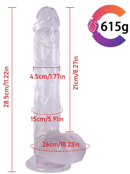 Noctis 28cm Beyaz Realistik Dildo No:82