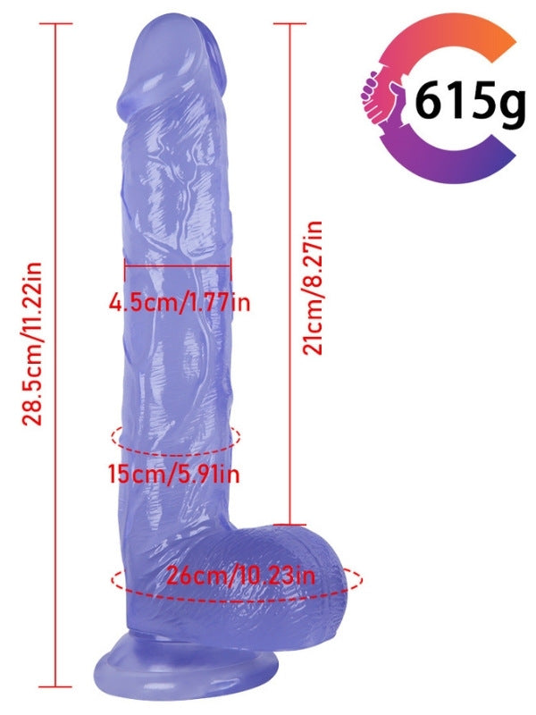 Noctis 28cm Mavi Realistik Dildo No:82