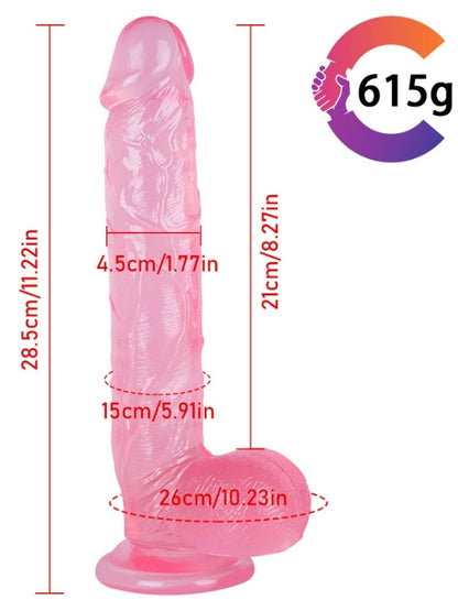 Noctis 28cm Pembe Realistik Dildo No:82