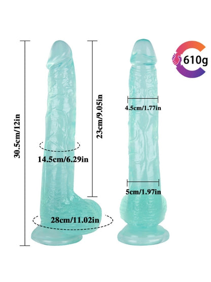 Noctis 29,5cm Yeşil Realistik Dildo No:25