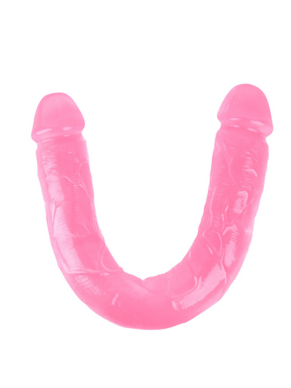 Noctis 46cm Pembe Çift Taraflı Dildo No:88