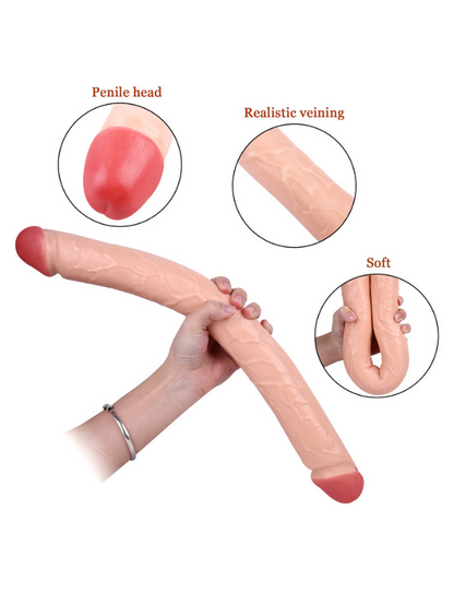 Noctis 46cm Realistik Çift Taraflı Dildo No:88