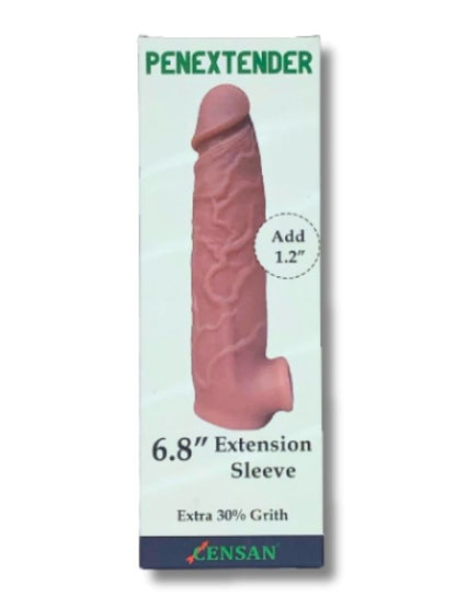 Penextender Testis Girişli Realistik Penis Kılıfı