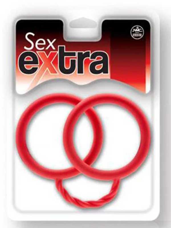 Sex Extra Kırmızı Silikon Fantezi Kelepçesi