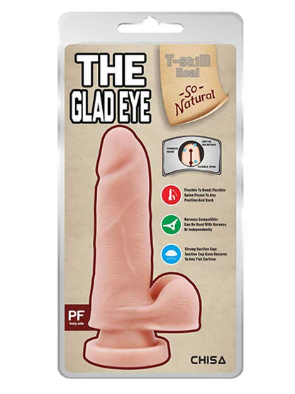 The Glad Eye Kıkırdaklı Gerçekçi Dildo - 15cm Ten