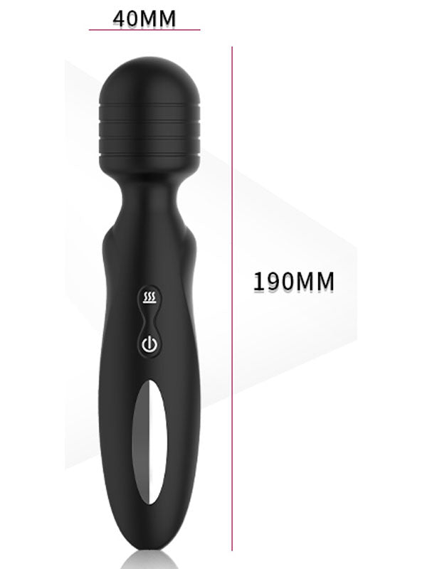 Xuanai Isıtmalı Şarjlı Wand Vibratör - Siyah